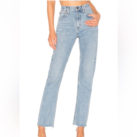Agolde Denim - AGOLDE Cheri High Rise Straight in Merit